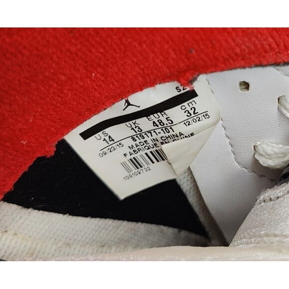 Nike Air Jordan 5 Retro 2016 Low Fire Red Mens Size 14 819171-101 - Picture 8 of 11